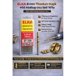 Elka Matkap Ucu Hss Titanyum 8 Mm