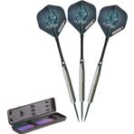 Elkadart Rhino %80 tungsten çelik uçlu dart okları, saklama/seyahat kılıfı, 26 gram