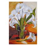 ElkaHobi Goblen Etamin İşleme Seti 40x50 cm Calla Zambak Deseni