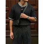 Elku Moda Erkek Oversize Bisiklet Yaka T-Shirt %100 Pamuklu Basic Geniş Kalıp Drop Shoulder Tişört - Siyah