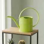 Ella 1 Litre Metal Çiçek Saksı Sulama Kabı – Modern Dekoratif Çok Amaçlı Sulak (Açık Yeşil)