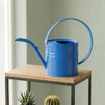 Ella 1 Litre Metal Çiçek Saksı Sulama Kabı - Modern Dekoratif Çok Amaçlı Sulak - Mavi