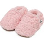 Ella Bonna Teddy Bebek Patiği Ev Pandufu, Kaydırmaz Taban, Organik Pamuk Astar Kreş Ayakkabısı, Pembe