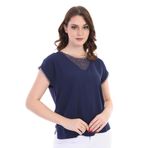 Ella Camelia 5010024 Lacivert Kadın Bluz