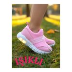 ellaboni Kids Pembe Kız Çocuk Bebek Yumuşak Işıklı Spor Ayakkabı Nefes Alabilen Hafif Aqua Sneakers