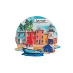 ella'nın çarşısı İzmir Magnet Kabartma Figürlü Seramik 1 Adet. Boyut: 7 cm x 6,5 cm