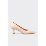 Elle Pudra Deri Kadın Stiletto