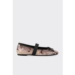 Elle Shoes Bej Deri Kadın Günlük Ayakkabı