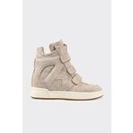 Elle Shoes Bej Deri Kadın Spor Bot