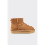 Elle Shoes Camel Deri Kadın Günlük Bot