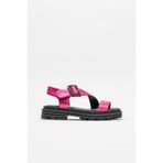 Elle Shoes Fuşya Deri Kadın Spor Sandalet