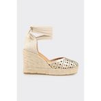 Elle Shoes Gold Kadın Dolgu Topuk Ayakkabı