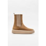 Elle Shoes Naturel Deri Kadın Günlük Bot