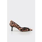 Elle Shoes Taba Kadın Orta Topuk Ayakkabı