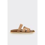 Elle Shoes Vizon Deri Erkek Günlük Terlik