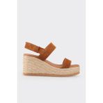 Elle Taba Deri Kadın Espadril - Açık Taba
