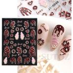ELLEA NAIL 5d-48 Kabartmalı Tırnak Stıcker