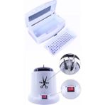 Ellea Nail Açık Kahverengi 100 w Mini Sterilizasyon Makinesi ve Asansörlü Steril Kutu Seti