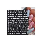 ELLEA NAIL Beyaz Bulut Tırnak Stıcker