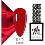 Ellea Nail Profesyonel Kalıcı Oje 15 ml Red