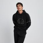 Ellese Erkek Sweatshirt Siyah EM073-BK Siyah XL