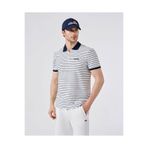 Ellesse Çizgili Beyaz Erkek Polo Yaka T-shirt 6Sm5020