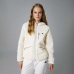 Ellesse EF169 Fermuarlı Kapüşonlu Bej Kadın Ceket