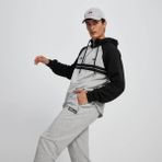 Ellesse EM080-GR Erkek Kapüşonlu 3/4 Fermuarlı Sweatshirt
