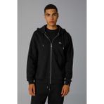 Ellesse EM208-BK Siyah Kapüşonlu Fermuarlı Erkek Sweatshirt