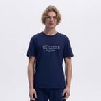 Ellesse EM453-NV Bisiklet Yaka Erkek T-Shirt - Lacivert - XL