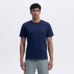 Ellesse EM461-NV Bisiklet Yaka Erkek T-Shirt - Lacivert - 2XL