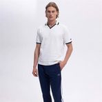 Ellesse EM491 Kırık Beyaz Polo Yaka Erkek T-shirt
