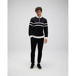 Ellesse EM619 Erkek Yarım Fermuarlı Siyah Sweat