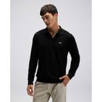 Ellesse Erkek Polo Sweatshirt Düz Desenli S Beden Rahat Kesim Siyah Sezonluk - Black