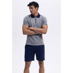 Ellesse Erkek Polo Yaka Tişört Em169-1-Gr - Gri - XL