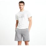 Ellesse Erkek Tişört EM181 - 2XL - Off White