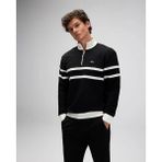 Ellesse Erkek Yarım Fermuarlı Sweat EM619-BK - Dropsuz - Black