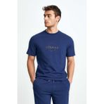 Ellesse Logolu Bisiklet Yaka Pamuk T Shirt Erkek T Shirt EM165 - XL - Navy