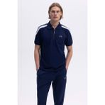 Ellesse Pamuk Regular Fit Yarım Fermuarlı Polo Yaka T Shirt Erkek Polo Yaka T Shirt EM169 - Lacivert