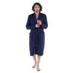 Ellia Soft %100 Pamuklu Yumuşak Pike Kimono Kutulu Erkek Yazlık Bornoz
