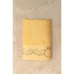 Ellia Soft Flavum %100 Pamuklu Nakışlı Çeyizlik Lüks Yüz Havlusu Yumuşak Emici Kaliteli 50X100 cm - 50 x 100 cm - Çok Renkli