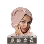 Ellia Soft Hair Kalın Bambu Pamuk Saç Kurutma Bonesi Saç Havlusu Saç Kurulama Havlusu