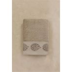 Ellia Soft Patrin %100 Pamuklu Nakışlı Çeyizlik Lüks Yüz Havlusu, Yumuşak Emici Kaliteli Yüz Havlusu 50X100 cm - 50 x 100 cm - Çok Renkli