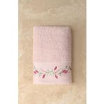 Ellia Soft Warada %100 Pamuklu Nakışlı Çeyizlik Lüks Yüz Havlusu Yumuşak Emici Kaliteli 50x100 cm