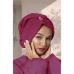 Ellia Soft Zarif Bone Hair Kalın Mikrofiber Saç Kurutma Bonesi Saç Havlusu Saç Kurulama Havlusu Bordo - Standart