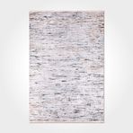 Elliana Beyaz Çizgili Modern Geometrik Etnik Desenli Boho Makinada Yıkanabilir Hafif Hav Toz Vermez Leke Tutmaz Kaymaz Taban Dijital Makine Baskı Halı Oturma Odası Salon Yolluk Koridor Mutfak Halısı