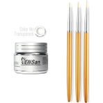 Ellisan Protez Tırnak Jeli Builder Gel 56 gr + Tırnak Süsleme Desen Fırçası Seti No: 2191