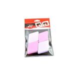 Elly Yuzfs0009 4Lü Mor Pembe Kare Fondöten Süngeri