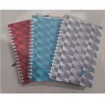 Elma 20x28 300 Yaprak Kareli Mermer Desen Sert Kapak Defter
