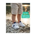 elma bebe Full Ortopedik Memory Foam Hafızalı Tabanlık İlkadım Erkek Bebek Sneaker Spor Ayakkabı